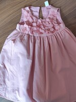 110- and, pink, rose-colored, pretty girl dress