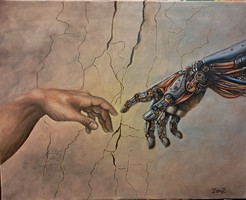 A Döntés / olaj festmény