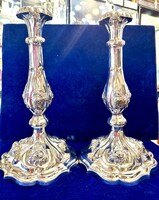 Ezüst Gyertyatartó Pár