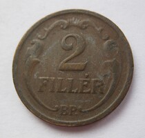Magyar Királyság 2 fillér 1940 (J39)