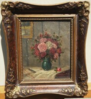 (K) Ismeretlen (20.sz első fele) : Virágcsendélet