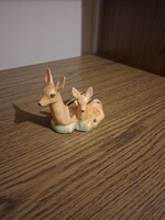 Bodrogkeresztúri kerámia őzek. Jelzett