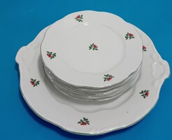 Zsolnay süteményes  készlet