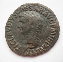 Római Bronz Claudius AS WRL másolat (TT43)