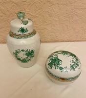 Herendi porcelán indiai kosármintás szett