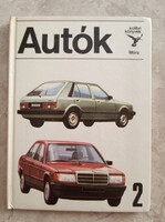 Autók 2. kolibri zsebkönyv 1986 évi kiadású könyv