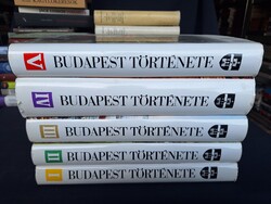 Budapest története I-V.  29000.-Ft
