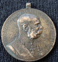 Ferenc József Jubileumi Emlékérem  Signum Memoriae kitüntetés . F2026