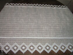 Bájos csipkés vitrázs függöny