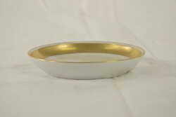 Herendi porcelán, arany színű csíkkal ellátott, kis tálka A259