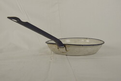 Budafoki zománcozott régi fém serpenyő A063