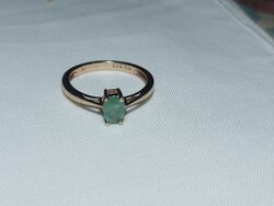 Új aranyozott ezüst gyűrű