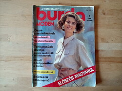 Burda 1988/1 október divatlap újság / magazin magyar