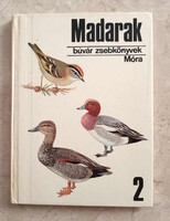 Madarak 2. búvár zsebkönyv 1984 évi kiadású könyv