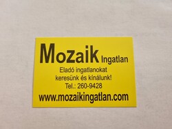 Mozaik Ingatlan 2008. évi kártyanaptár