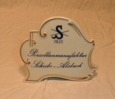 Porzellanmanufaktur Scheibe - Alsbach plaket