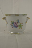 Herendi Viktória mintás porcelán kaspó A259