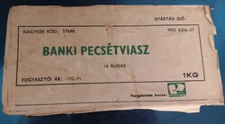 DT/506 – Régi banki pecsétviasz csomag 3.