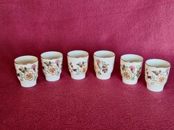 Zsolnay pillangós ÚJ pálinkás készlet