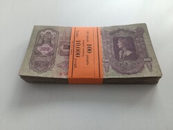 Egy köteg 100 pengő 1930, 100 darab bankjegy