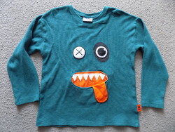 Vicces, szörnyes pulóver, 116-os méret