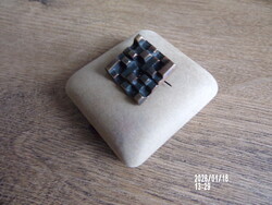 Art deco vörösréz iparművész bross