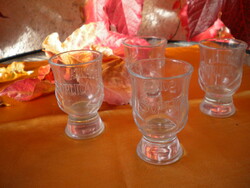 4 db Soplica feliratos röviditalos pálinkás pohár