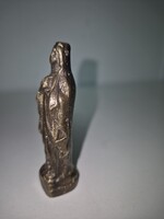 Szűz- Mária bronz pici szobor