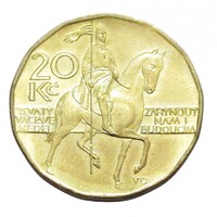 Csehország,20 korun 2018 aUNC+ vas