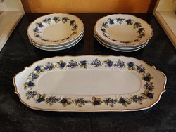 Hollóházi szedres szendvicskészlet