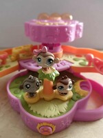 Littlest Pet Shop LPS Teeniest legapróbb készlet / majom játszótér felugró 2006