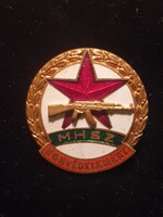 MHSZ Honvédelemért jelvény