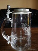 Unique beer mug, cup for 60th birthday