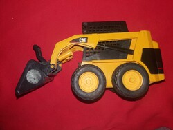 Retro minőségi műanyag Bruder CAT homlokrakodó munkagép nagyon szép állapotban a képek szerint