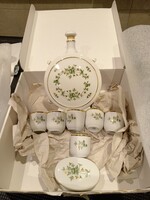 Hollóházi Erika pálinkás készlet