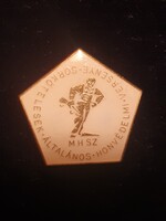 MHSZ Sorketelesek Általános Honvédelmi Versenye jelvény