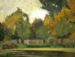 (K) Ismeretlen festő (20.sz.közepe) : Tópart