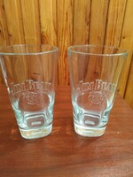 Jim Beam üveg italos pohár szett , 2részes