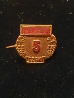 SZBKI törzsgárda 5 jelvény