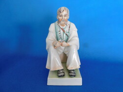 Zsolnay szalonnázó paraszt