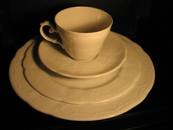 Retro Seltmann Weider fehér porcelán összeállítás 4 részes