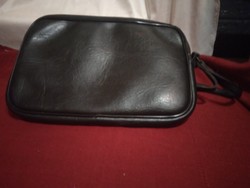 20 x 29 cm black leather mens money packet