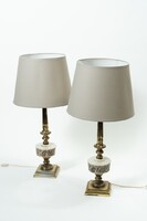 Klasszikus, neoklasszicista stílusú asztali lámpa pár