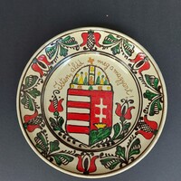 Korondi címeres tányér