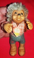 Antik STEIFF MACKI a SÜNI kaucsuk figura jó állapotban GYÁRI CIMKÉVEL GYŰJTŐI 12 cm a képek szerint