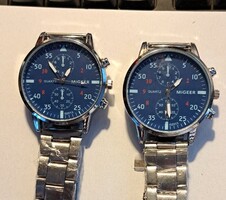MIGEAR férfi karórák (2 db) – elegáns sport dizájn, quartz szerkezet