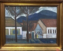 Szentgyörgyi Kornél (1916-2006) : Utcarészlet