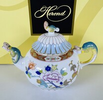 Herendi Shanghai mintás teás kanna mesterfestős