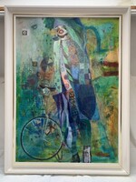 Korbely István: Merengő c. festmény