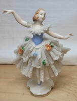 Volkstedt csipke ruhás balerina/ hölgy